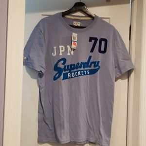 New with Tags Superdry Blue Tshirt
